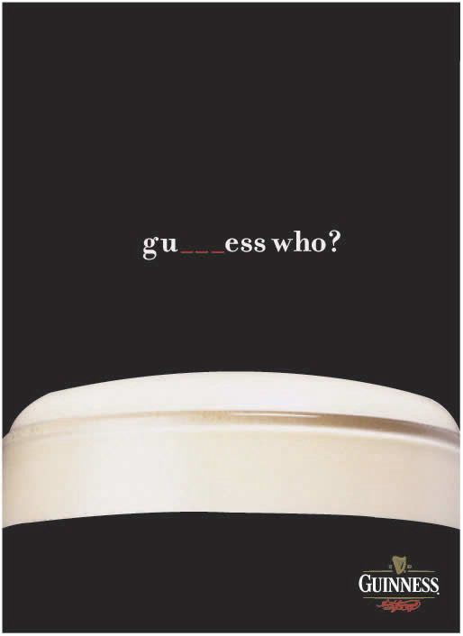 Guinness Guess Who Ad