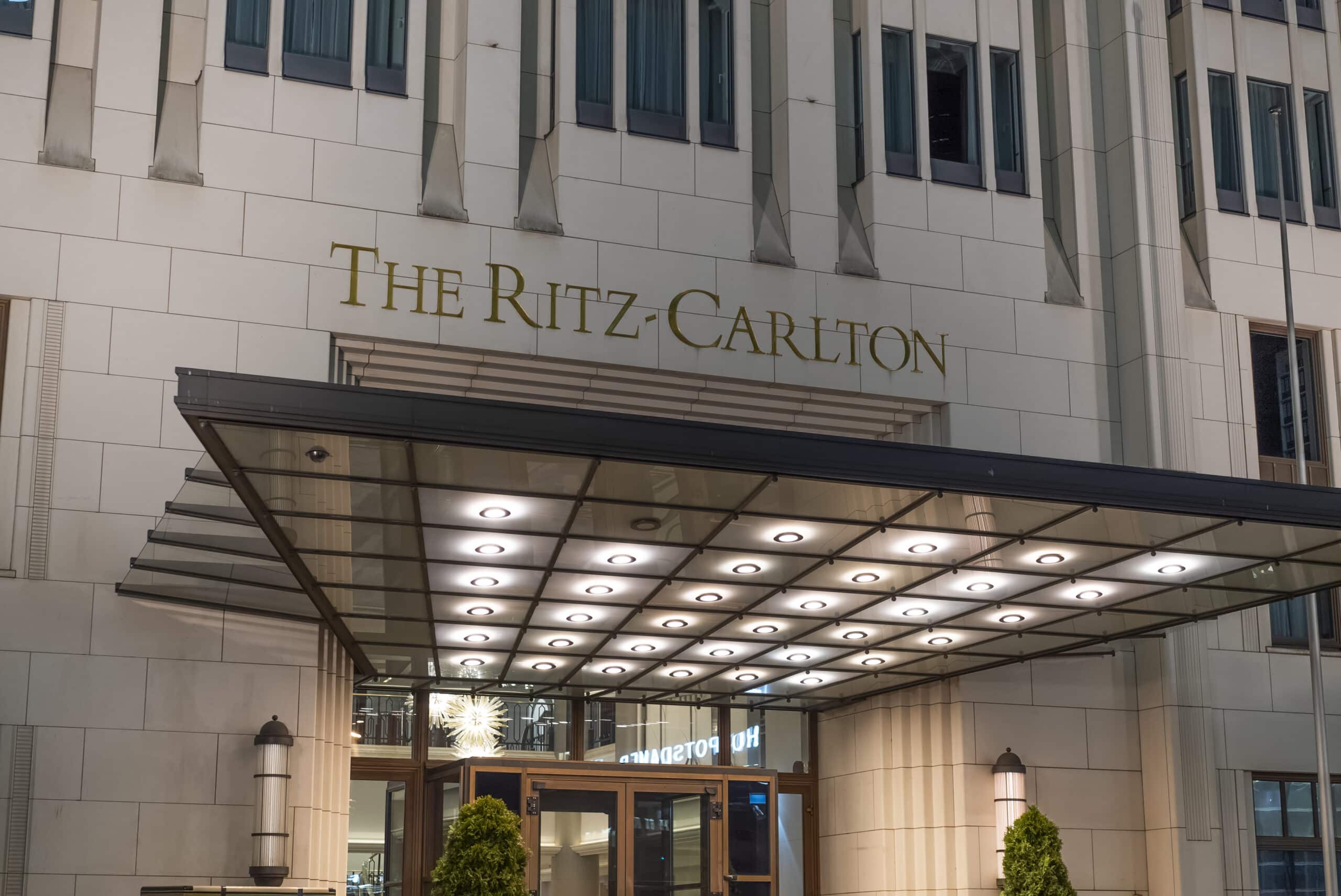 Ritz Carlton Hotel entrance Berlin